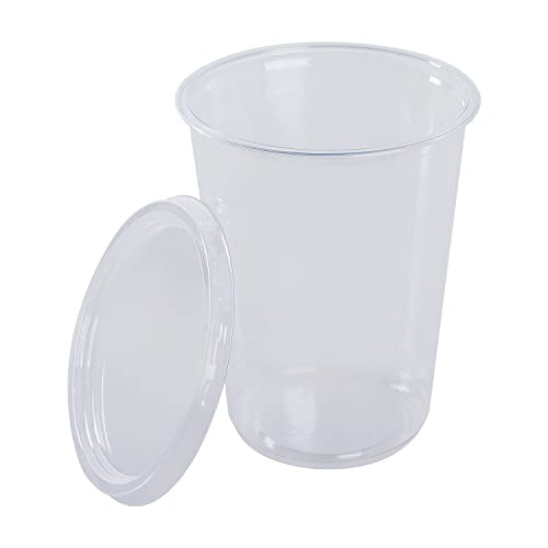Karat 32oz PET Round Deli Container (117mm), FP-DC32-PET - 500 ct - size: 32oz