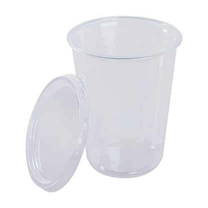 Karat 32oz PET Round Deli Container (117mm), FP-DC32-PET - 500 ct - size: 32oz