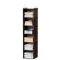 YOUDENOVA Hanging Closet Organizer, 6-Shelf Closet Hanging Storage Shelves, Brown - color: Brown