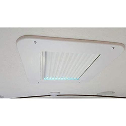 AP PRODUCTS A1W-15201612 RV WINDOW VENT SHADE; WHITE