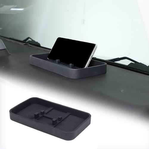 Center Console Dash Storage Tray Compatible with Ineos Grenadier 2020-2024 Accessories Non-Slip Dashboard Tray Dash Storage Box Console Tray Phone Key Organizer Container (8inch* 4.7inch) - size: Small