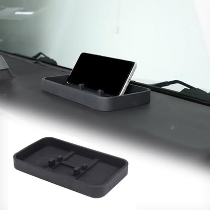 Center Console Dash Storage Tray Compatible with Ineos Grenadier 2020-2024 Accessories Non-Slip Dashboard Tray Dash Storage Box Console Tray Phone Key Organizer Container (8inch* 4.7inch) - size: Small