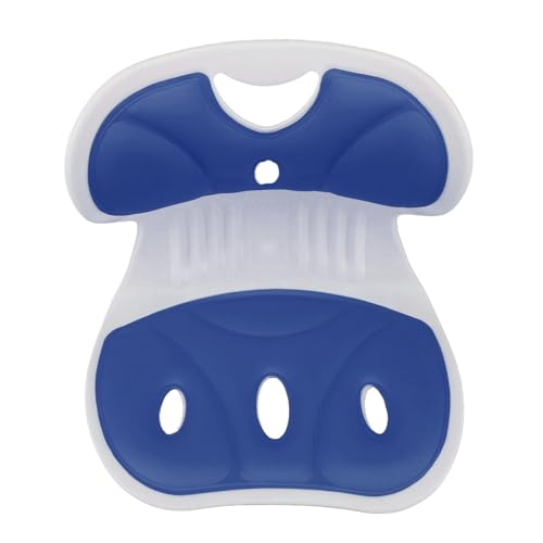 Haofy Ergonomic Posture Corrector Cushion Memory Foam PP Material for Lumbar Support Back Pain Relief Suitable for Home School Office for Students Children Daily Use RV Life Small (Blue) - color: Blue