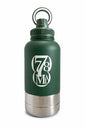 3-in-1 Dog Water Bottles with Food & Water Bowls – Insulated Stainless Steel 32oz Travel Bottle for Walking, Hiking & Outdoor Adventures (Dark Green) - color: Dark Green