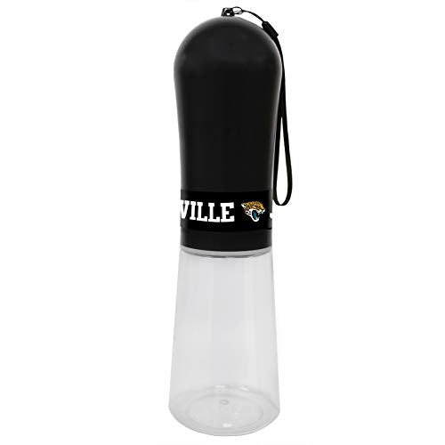 Dog Water Bottle. NFL Jacksonville Jaguars PET Water Bottle. Best Cat Water Bottle. Water Fountain Dispenser for Dogs & Cats. - color: Jacksonville Jaguars