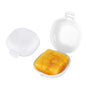 2 Pack Travel Soap Case, Portable Travel Soap Container Small Holder Case, Airtight Soap Box Tray for Shower Bathroom Outdoor (White) - color: White-small