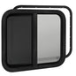 RV Window,Camper Replacement Horizontal Sliding RV Window for Cargo Trailer Utility Travel Trailer Cargo Van Truck SUV 24" W x 15" H,Fit 15/16" or 1-3/8" Thick Wall,Allow Error 1/16",DOT Approved - size: 24"W x 15"H