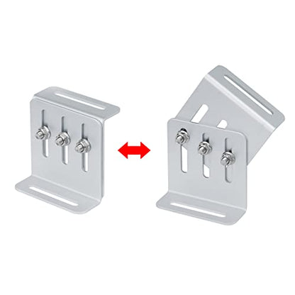 4 Sets Adjustable Solar Panel Tilt Mount Brackets for RV and Roof | Aluminum alloy 6063