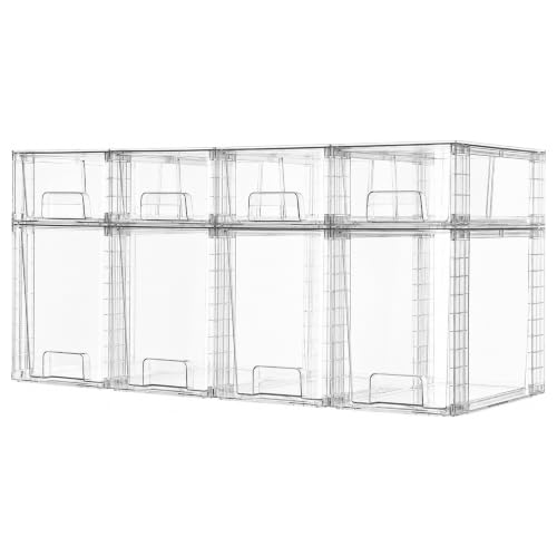 Vtopmart Clear Organizer - style: 4 Large+4 Small