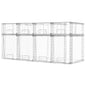 Vtopmart Clear Organizer - style: 4 Large+4 Small