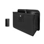 Yourkar Car Trash Can, Foldable Waterproof Leather Car Garbage Organizer Holder, Automotive Mini Dustbin Container with One Roll Trash Bag, Universal Interior Car Accessories (Black, M) - color: Black, M