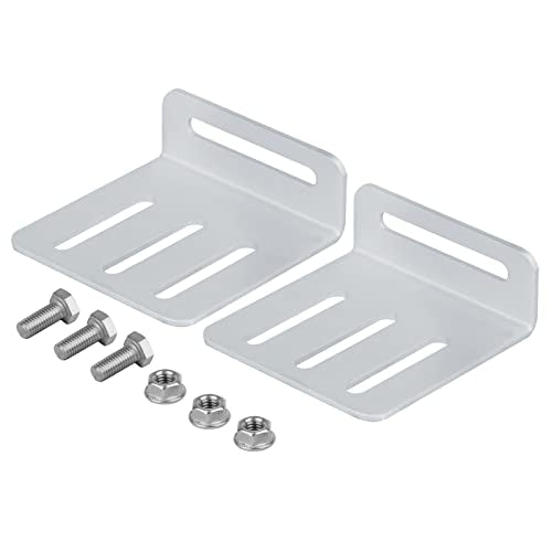 4 Sets Adjustable Solar Panel Tilt Mount Brackets for RV and Roof | Aluminum alloy 6063