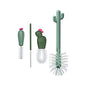 Boon Cacti Replacement Set - Bottle, Straw Brushes, Nipple, Detail - Non Toxic, Durable Nylon, Multicolor, 4 Count - size: 4 Piece Set, style: Terracotta Replacement Brush