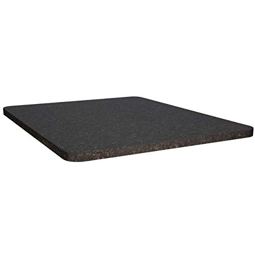 RecPro 36" RV Dinette Booth Set with Table and Leg | Two Dinette Booths (Putty, Granite Chocolate) - color: Granite Chocolate, size: Putty