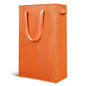 Odonata Slim Laundry Hamper Handles Collapsible Laundry Basket Thin Dirty Clothes Basket Narrow Laundry Bag Foldable Dirty Hamper 45L (Orange) - color: Orange
