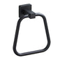 Matte Black Towel Ring for Bathroom, Kitchen Bath Towel Holder Hangers Wall Mount Heavy Duty Stainless Steel - color: Matte Black, size: 1 Pack