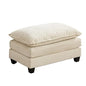 SoarFlash Chenille Sectional Sofa Ottoman,Beige - color: Beige, size: 1 Ottoman