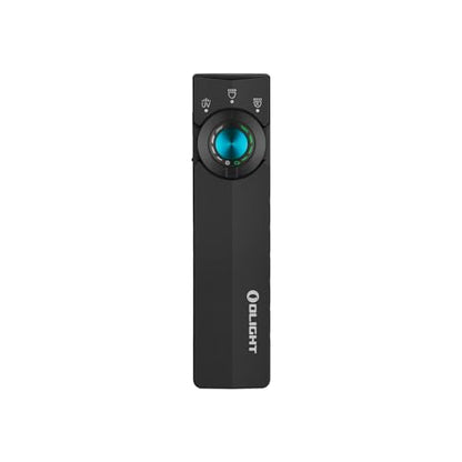 OLIGHT ArkPro Lite Flat Pocket Flashlight, Rechargeable Portable 1200 Lumens with White LED, Red Light, and UV Light, Triple Sources for Pet Urine Detection, Camping, Emergency, Working (Matte Black) - color: Matte Black