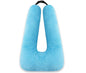 Swemos Travel Pillow, Car Pillow for Kids & Adults - Ergonomic Travel Pillows Sleeping Aid for Neck & Body Support, Car Travel Essentials Pillow on Road Trips-Gray (Blue) - color: Blue
