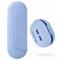AGIKET 2 IN 1 Silicone Makeup Brush Holder with Beauty Make Up Sponge Holder Case：Soft Portable Cosmetic Face Brushes Holder with Upgrade Anti-Fall Out Magnetic Closure - Blue - color: Blue, style: Brush Holder & Case