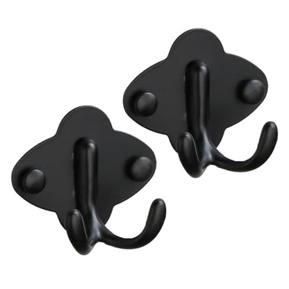 Multi Purpose Wall Mount Hooks Easy Installation Stainless Steel Hangers for Organizing Towels Utensils Clothes Space Saving Wall Hooks
