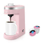 CHULUX Mini Coffee Maker for K Capsule, Single Serve Coffee Maker for One Cup Americano, Lightweight Pod Coffee Machine, Dusty Rose - color: Dusty Rose