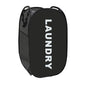 Collapsible Laundry Basket Foldable Laundry Hamper Pop Up Basket Dirty Clothes Hamper for College Dorm, Travel, Cruise, Hotel, Black - color: Black