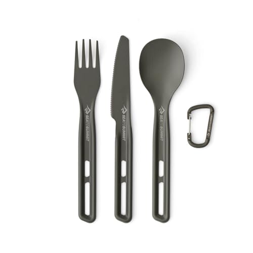 Sea to Summit Frontier Ultralight Cutlery Set, Fork, Spoon and Knife - style: Fork, Spoon, & Knife