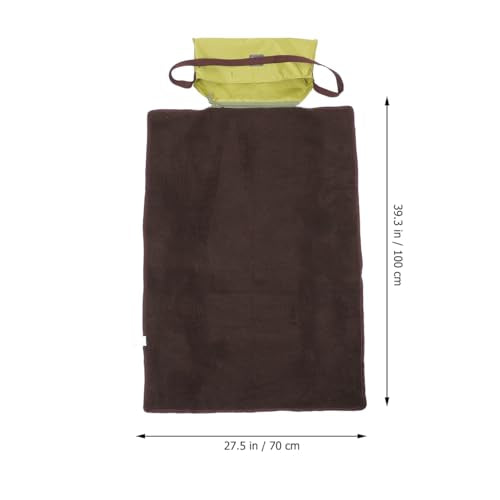 STOBOK Foldable Waterproof Outdoor Dog Mat 39.4X27.6In Portable Self Warming Pet Blanket for Travel Camping Hiking