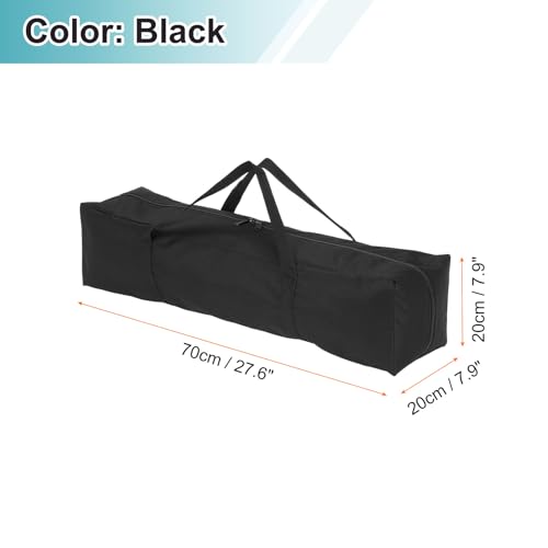 HARFINGTON 2pcs Camping Chair Replacement Bag 27.6" x 7.9" Folding Chair Carry Bag Oxford Cloth Storage Tent Bag with Handle Strap for Travel Outdoor Camping Sports, Black - size: 27.6" x 7.9"