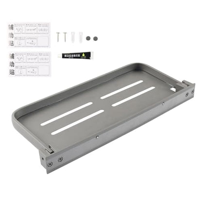 Aluminum Fold Down Wall Shelf for Motorhomes Essential Space Saving Storage for Kitchen Living Area Bedroom Use