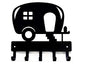 Camper Key Rack Holder Small 6 inch; RV Accessories | 5 Hooks, Made in USA, Gift for Small Spaces - size: 6 inch wide (Sm)