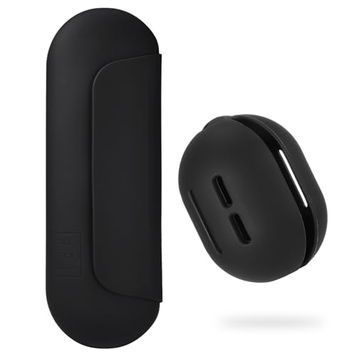 AGIKET 2 IN 1 Silicone Makeup Brush Holder with Beauty Make Up Sponge Holder Case：Soft Portable Cosmetic Face Brushes Holder with Upgrade Anti-Fall Out Magnetic Closure - Black - color: Black, style: Brush Holder & Case