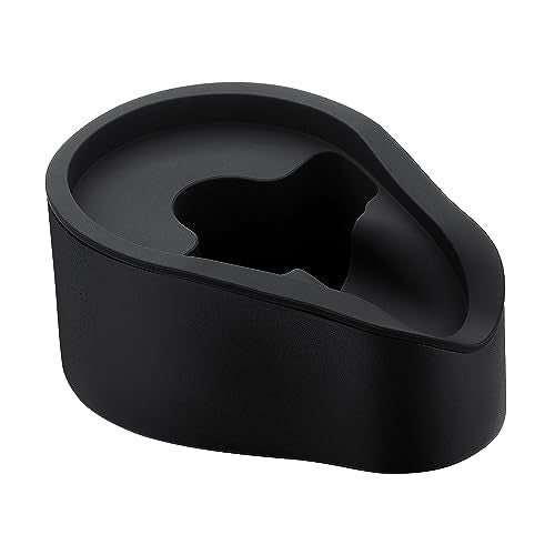 Normcore Portafilter Holder, Portafilter Tamping Station, 304 Stainless Steel With Silicon Espresso Holder Tamper Stand Fits 58mm Espresso Machines Portafilters, Black - color: Black, size: 58mm