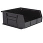 HE HUDSON EXCHANGE 11" x 11" x 5" Plastic Stackable Storage Bin, Black - color: Black, size: 1 Pack