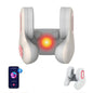 Travel Neck Pillow with Heat Vibration Bluetooth Support | Neck Support with Heating Vibration & Built-in Bluetooth Speaker Portable for Plane Car Travel Built-in Audio for Daily Rest
