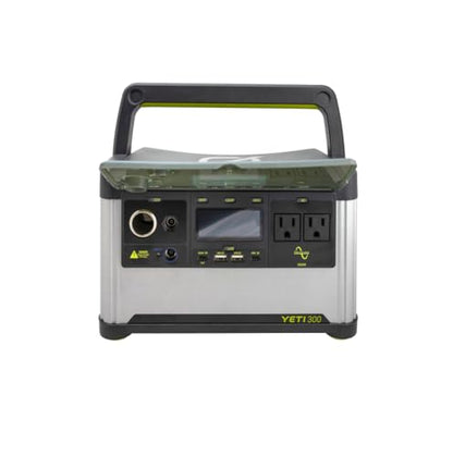 Goal Zero Yeti Portable Power Station, Yeti 300 + Nomad 50 Solar Generator, 297 Watt Hour LiFePO4 Battery, Water resistant & Dustproof Solar Generator For Outdoors, Camping, Tailgating, & Home - style: Yeti 300 - Nomad 50
