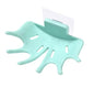 Creative Soap Holder for Shower - Wall Mounted Bathroom Soap Dish Organizer with Strong Adhesive Soap Tray for Kitchen Sink, Dish Soap Dispenser Holder,Blue - color: A-blue