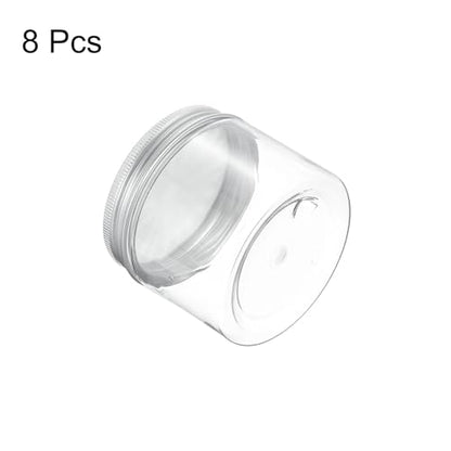 HARFINGTON 8 Pcs Empty Scent Beads Storage Container 5oz/150ml Air Freshener Tins Round Refillable Spice Containers Plastic Jars Sample for Travel Storage - size: 150ml