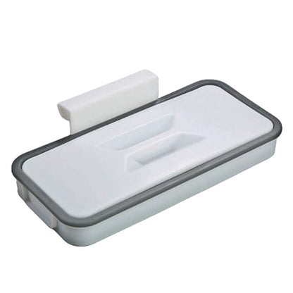 KUJOBUY Bag Holder Kitchen Cupboard Hanging Bag Trash Can Waste Garbage Bin Rack Holder Small Trash Can Rv Trash can Garbage Storage Rack Can with Lid Recycle Bin for Kitchen