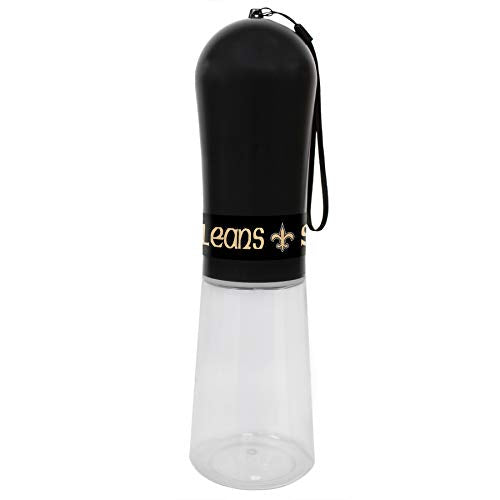 Dog Water Bottle. NFL New Orleans Saints PET Water Bottle. Best Cat Water Bottle. Water Fountain Dispenser for Dogs & Cats. - color: New Orleans Saints