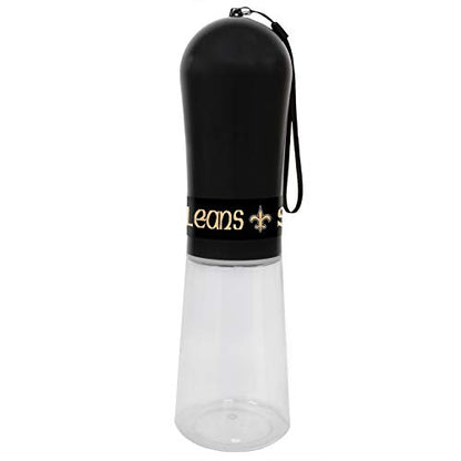 Dog Water Bottle. NFL New Orleans Saints PET Water Bottle. Best Cat Water Bottle. Water Fountain Dispenser for Dogs & Cats. - color: New Orleans Saints
