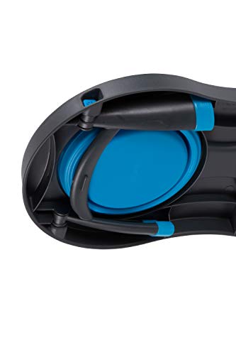 Dexas Pets Double Elevated Pet Feeder, 2.5 Cup Bowls, Pro Blue (PW1104322194) - color: Pro Blue, size: Large/2.5 Cup Capacity Bowls