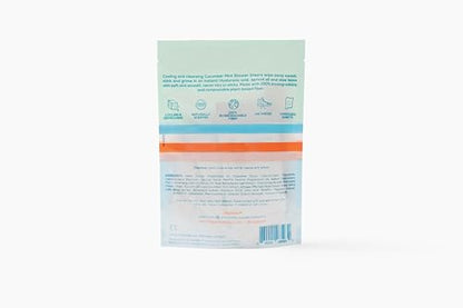 Megababe Cucumber Mint Shower Sheets | Summer and Hot Weather Essential | Individually Wrapped Body Cleansing Cloths | 10 Wipes (Pack of 1) - size: 10 Count (Pack of 1)
