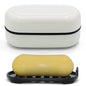 AIMAIAIMAI Travel Soap Container, Leakproof Soap Box, Travel Soap Holder with Removable Draining Layer, Portable Soap Case for Traveling, Camping, Gym (White, 1 Pack) - color: White Style a