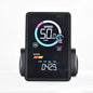 Ebike Display, UART No. 2 Protocol, 24V-60V ABS Colorful Cycling Computer with Charging Port for Mobile Devices, Vertical Ebike LCD Display to Enrich Cycling Journey