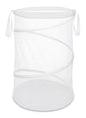 Whitmor 18" Collapsible Laundry Hamper White - size: 22"L x 14"W x 1"H