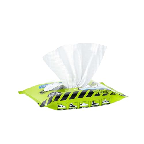 X-SMILE Sneaker Cleaner Wipes, Pre-Moistened Shoe Wipes for White Sneakers, Leather, Canvas & Rubber, Portable - style: 12 Wipes (1 Pack)