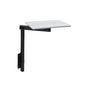 Manufacturers' Select ITC RV Side Table with MOD Table Leg System (Light Grey Shiplap Table Top w/Black Table Leg) - color: Light Grey Shiplap Table Top W/ Black Table Leg