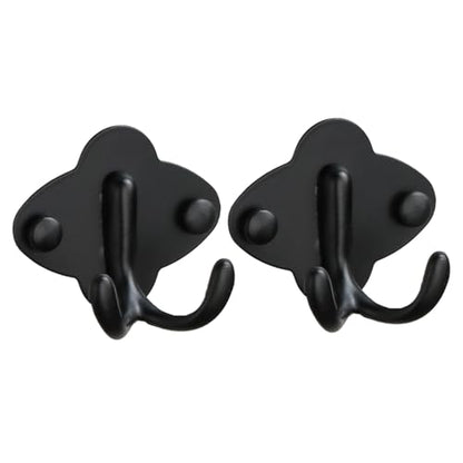 Multi Purpose Wall Mount Hooks Easy Installation Stainless Steel Hangers for Organizing Towels Utensils Clothes Space Saving Wall Hooks